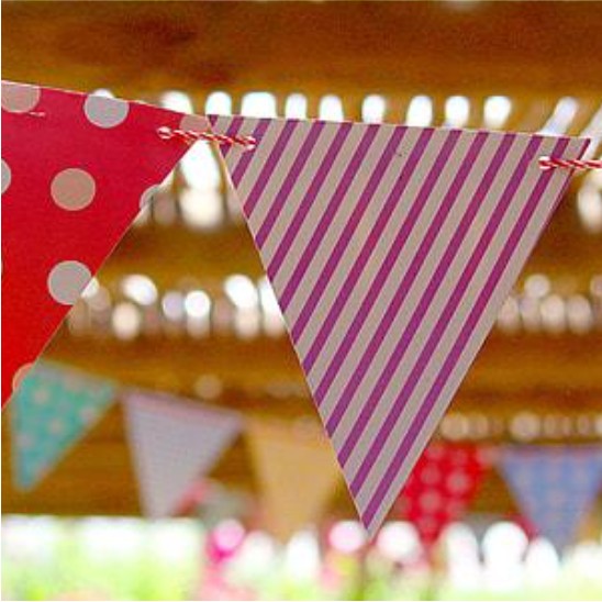 Colorful party decorations